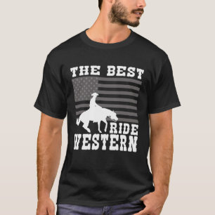 Camiseta A melhor viagem do Cavalo Ocidental a Arrastar 8