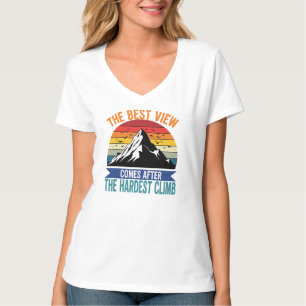 Camiseta A Melhor Visão Vem Depois Do Mais Difícil Caminho