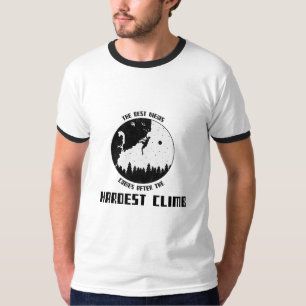 Camiseta A melhor visão vem depois do mais difícil salto