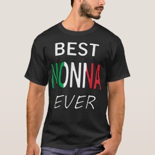 Camiseta A melhor vovó de orgulho italiano de Nonna nunca