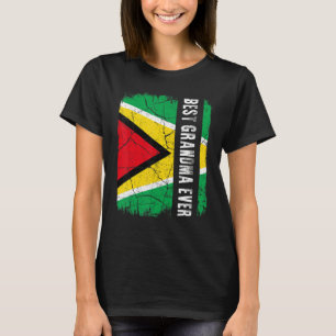 Camiseta A melhor vovó guianense de sempre na Guiana é da m