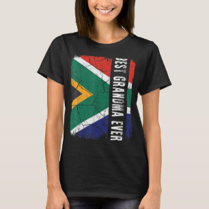 Camiseta A melhor vovó sul-africana de África que banha a m