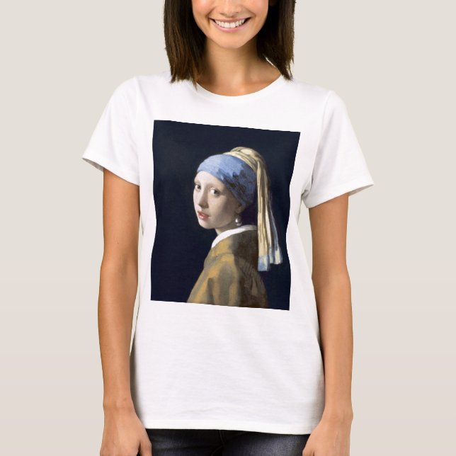 Camiseta A menina com o brinco da pérola (Frente)