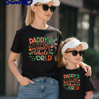 Camiseta A Menina do Papai, O Mundo Todo da Mamãe