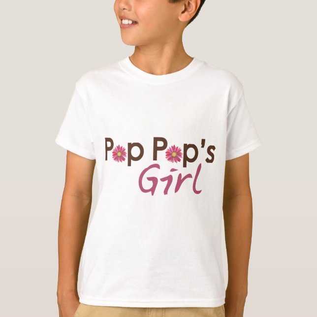Camiseta a menina do pop do pop (Frente)