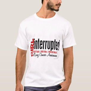 Camiseta A menina interrompeu 1 câncer pulmonar