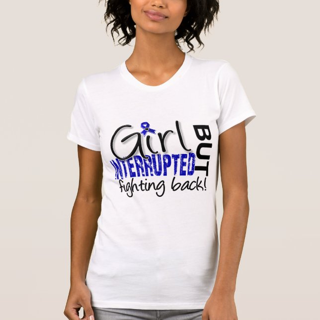 Camiseta A menina interrompeu a artrite 2 (Frente)