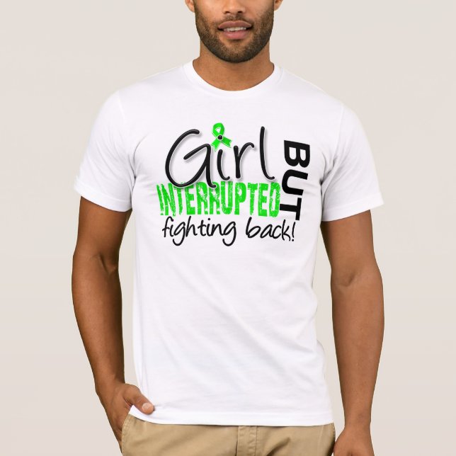 Camiseta A menina interrompeu a doença de 2 Lyme (Frente)