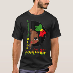 Camiseta A Menina JuneteGirl Toddler História Negra 