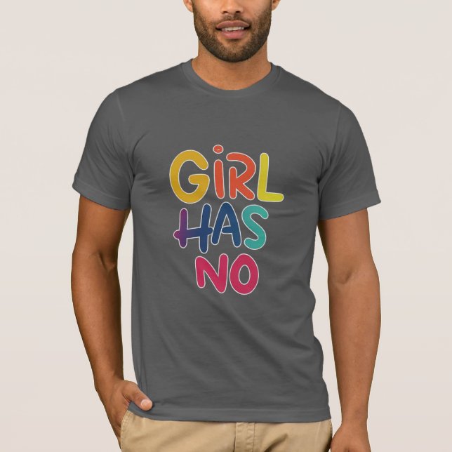 Camiseta "A Menina Não Tem Limites: Capacitando A T-shirt D (Frente)