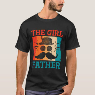 Camiseta A Menina Padre Conservador Pais Protetora Mo