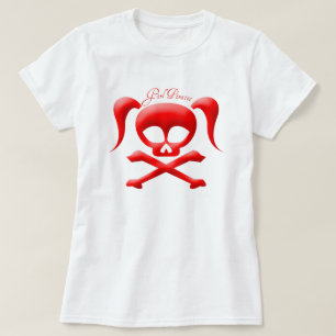 Camiseta A menina pirateia o t-shirt