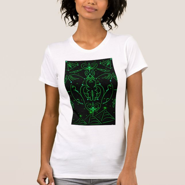 Camiseta A mensagem celestial (Frente)