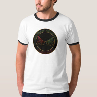 Camiseta A Mentalidade do Trader de Touro e Urso da Batalha
