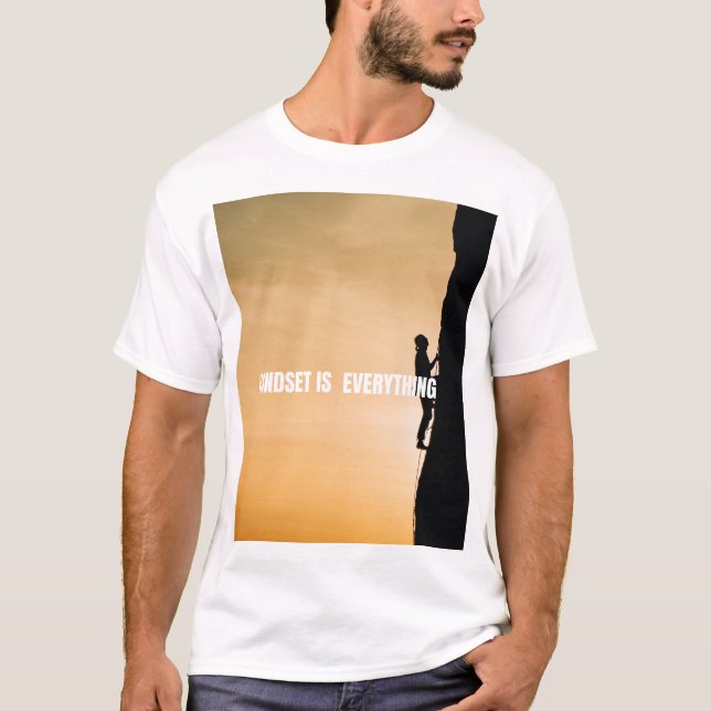 Camiseta A mentalidade é tudo  (Frente)