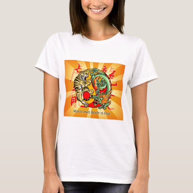 Camiseta A mente e o corpo são um (Frente)