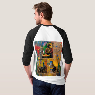 Camiseta **"A mente-prima: um estudioso africano estranho"*