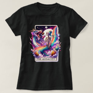 Camiseta A Mermaid Skeleton Tarot Card T-Shirt