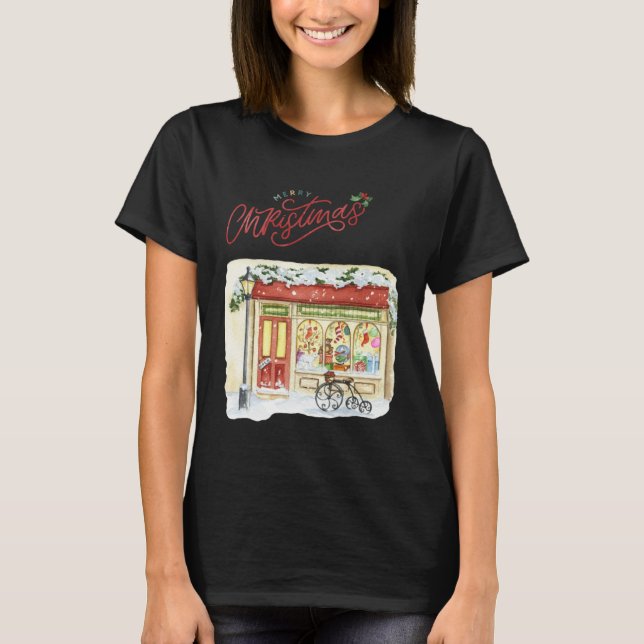 Camiseta A Merry Christmas Shop (Frente)