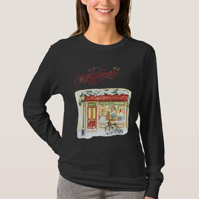 Camiseta A Merry Christmas Shop (Frente)