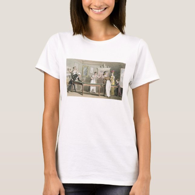 Camiseta A Mesa Billiard, do Tour do Dr. Syntax em (Frente)