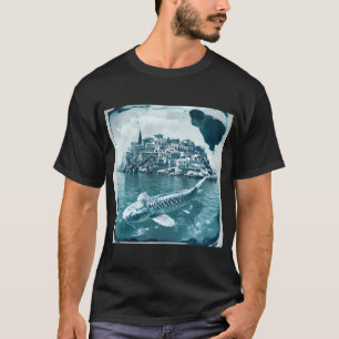 Camiseta A Migração Azul