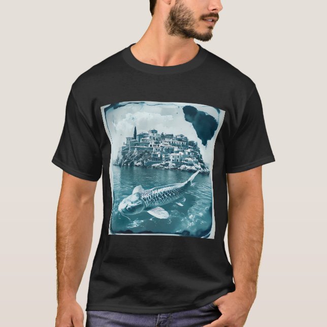 Camiseta A Migração Azul (Frente)