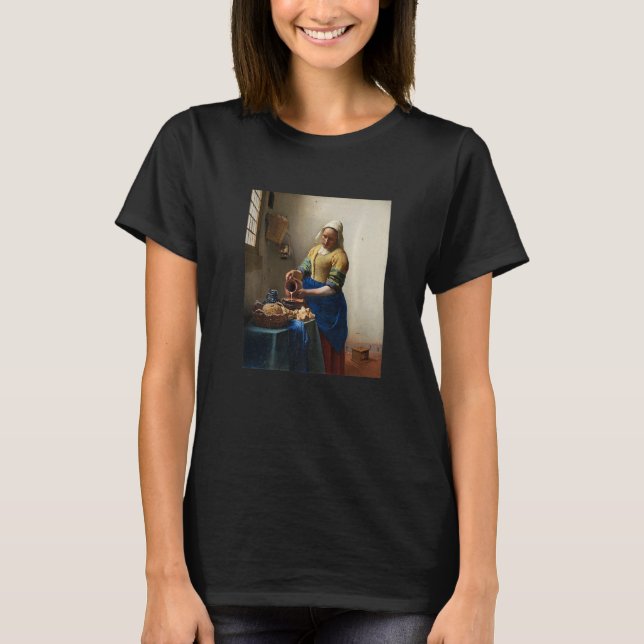 Camiseta A Milkmaid De Vermeer (Frente)