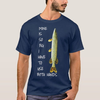 Camiseta A mina de pesca do norte é tão grande