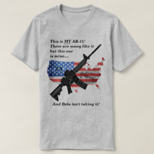 Camiseta A Minha Alteração Ao segundo AR15 Não Será Vio
