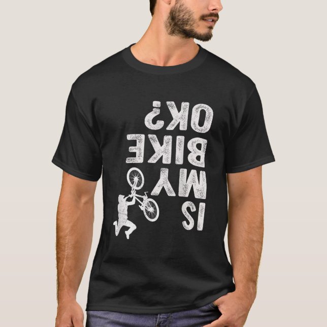 Camiseta A Minha Bicicleta É Engraçada, Bicicleta De Montan (Frente)