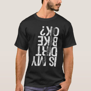 Camiseta A minha bicicleta está bem? Biker ciclismo engra