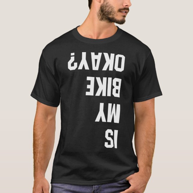 Camiseta A minha bicicleta está bem BMX, a cordilheira da m (Frente)