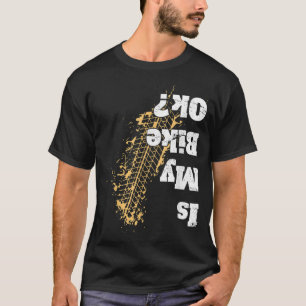 Camiseta A minha bicicleta está bem Engraçada Ciclismo Vint