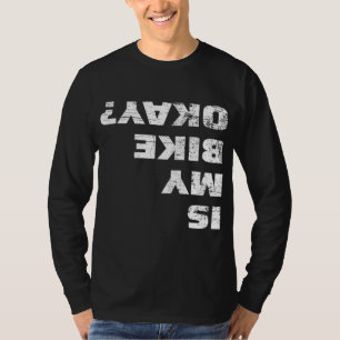 Camiseta A minha bicicleta está bem Montanheira, é um prese