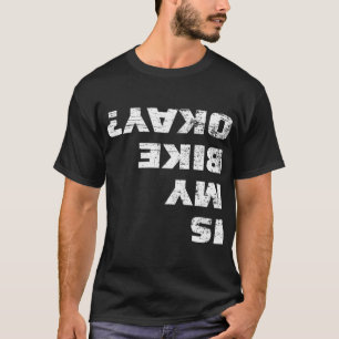 Camiseta A minha bicicleta está bem Montanheira, é um prese