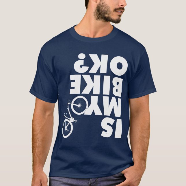 Camiseta A Minha Bicicleta Está Engraçada? (Frente)