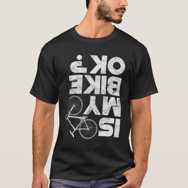 Camiseta A Minha Bicicleta Está Engraçada, Mtb Mountain Bik (Frente)