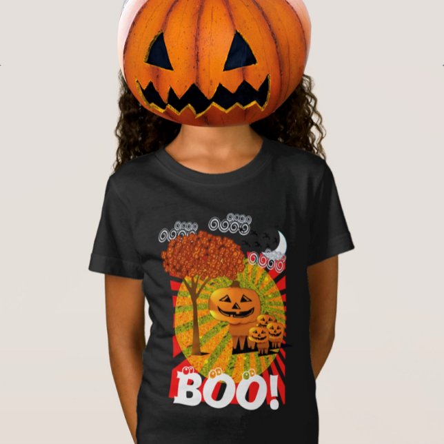 CAMISETA A MINHA CABEÇA DE PUMPKIN TÚNICA (Criador carregado)