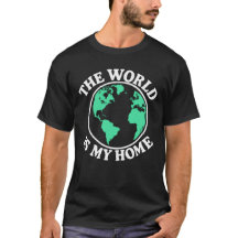 Camiseta A Minha Casa é o Mundo