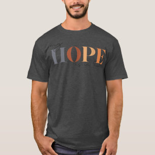Camiseta A minha esperança é que Jesus Christian Boho confi