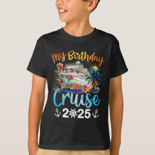 Camiseta A Minha Fenda De Cruzeiro Da Família Birthday Crui