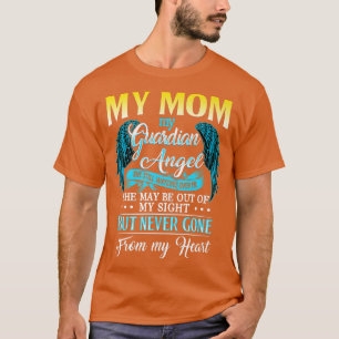 Camiseta A Minha Mãe É A Anjo Guardiã Que Ela Ainda Me Vê