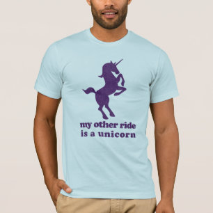 Camiseta A Minha Outra Viagem É Um Unicórnio Engraçado