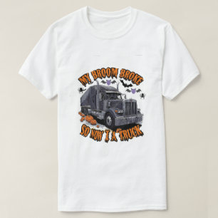 Camiseta A minha vassoura partiu, por isso agora dirijo um