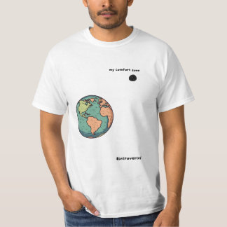 Camiseta A minha zona de conforto para homens