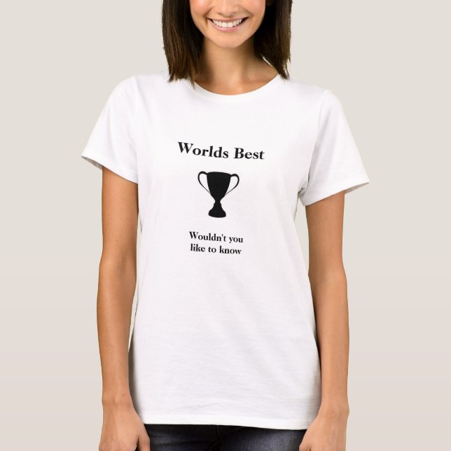 Camiseta A moda das mulheres MELHOR novidade (Frente)