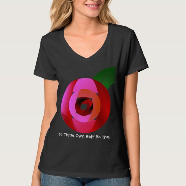 Camiseta A Modern Rose (Frente)