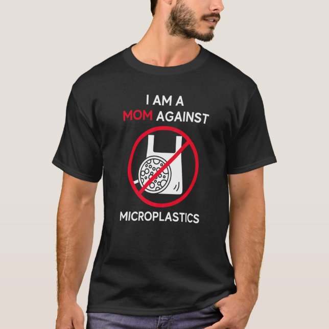 Camiseta A Mom Against Microplastics Plastic Debris In The  (Frente)