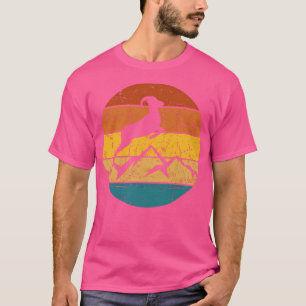 Camiseta A Montanha Cabra. Retro